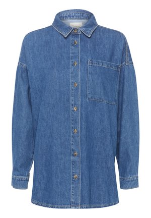 My Essential Wardrobe MALO - Short coat - medium blue vintage wash