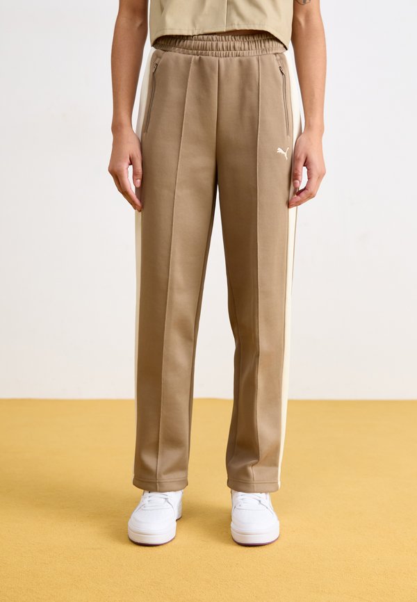 ALWAYS ON STRAIGHT TRACK PANTS - Tracksuit bottoms - totally taupe
