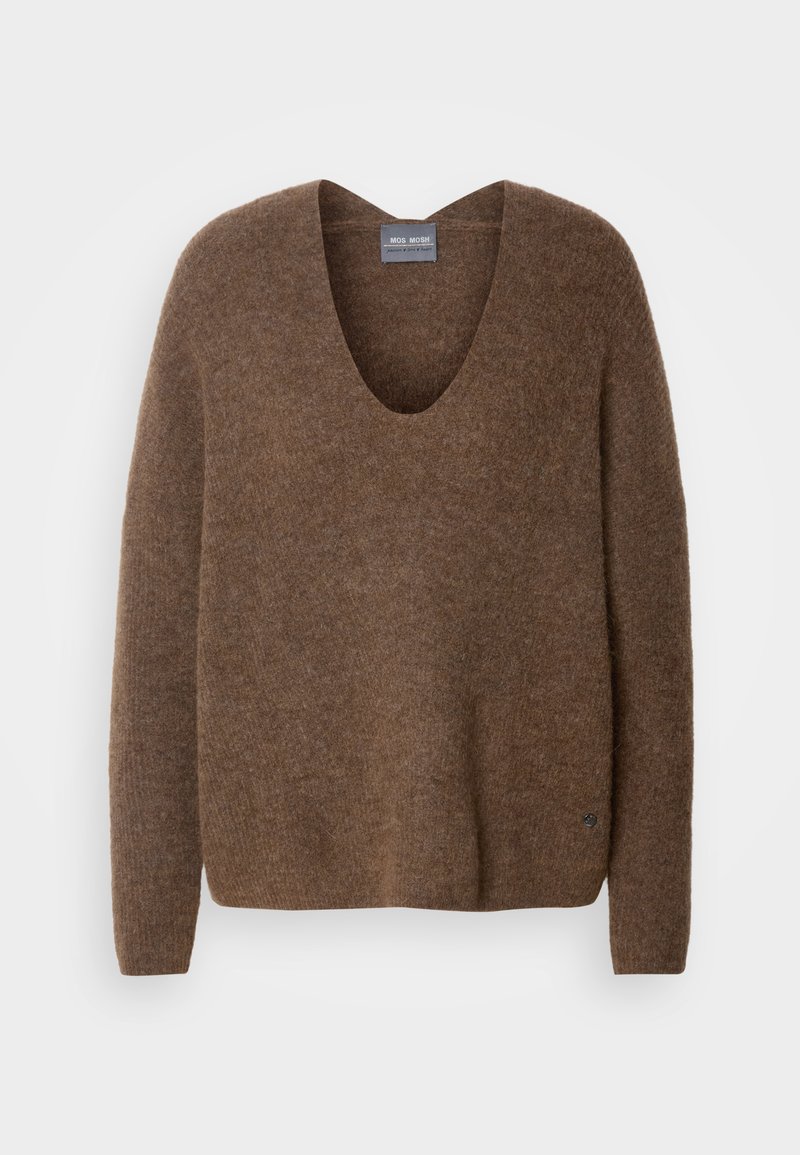 MOS MOSH Trui lichtbruin