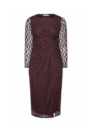 Yours Clothing, PLUS SIZE OCCASION DRESSES - Vestido de cóctel - chocolate