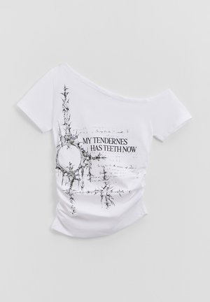 House, T-SHIRT MIT DRUCK - Print T-shirt - white