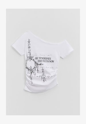 House, T-SHIRT MIT DRUCK - Print T-shirt - white