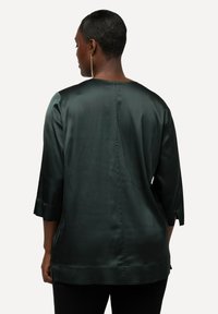 Ulla Popken 3/4-ARM - Camicetta - dark green