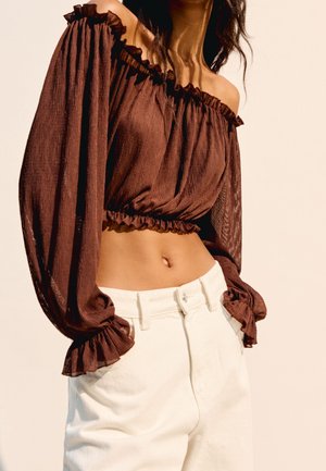 Blouse - dark brown