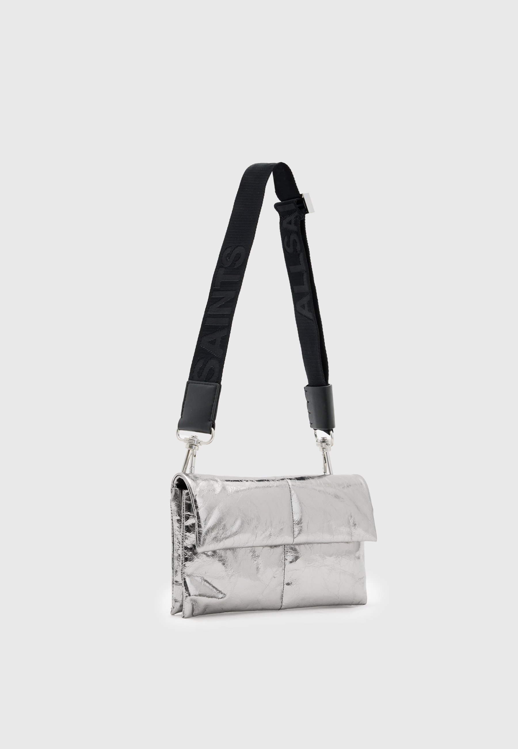 AllSaints EZRA - Cross body bag - gunmetal grey/grey - Zalando.co.uk