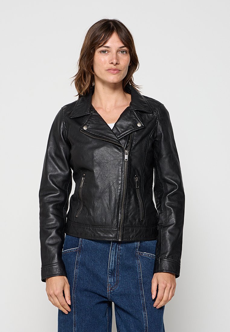 Lee Cooper Leren jas zwart Lee Cooper Leren jas zwart