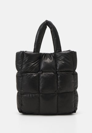 STUDIO ID NAPPA PUFFER TOTE BAG - Tote bag - black