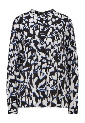 comma, MIT ALL-OVER-PRINT - Hemdbluse - schwarz