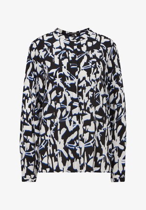 comma, MIT ALL-OVER-PRINT - Hemdbluse - schwarz