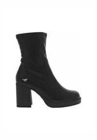 Mustang Bottines à plateau - noires