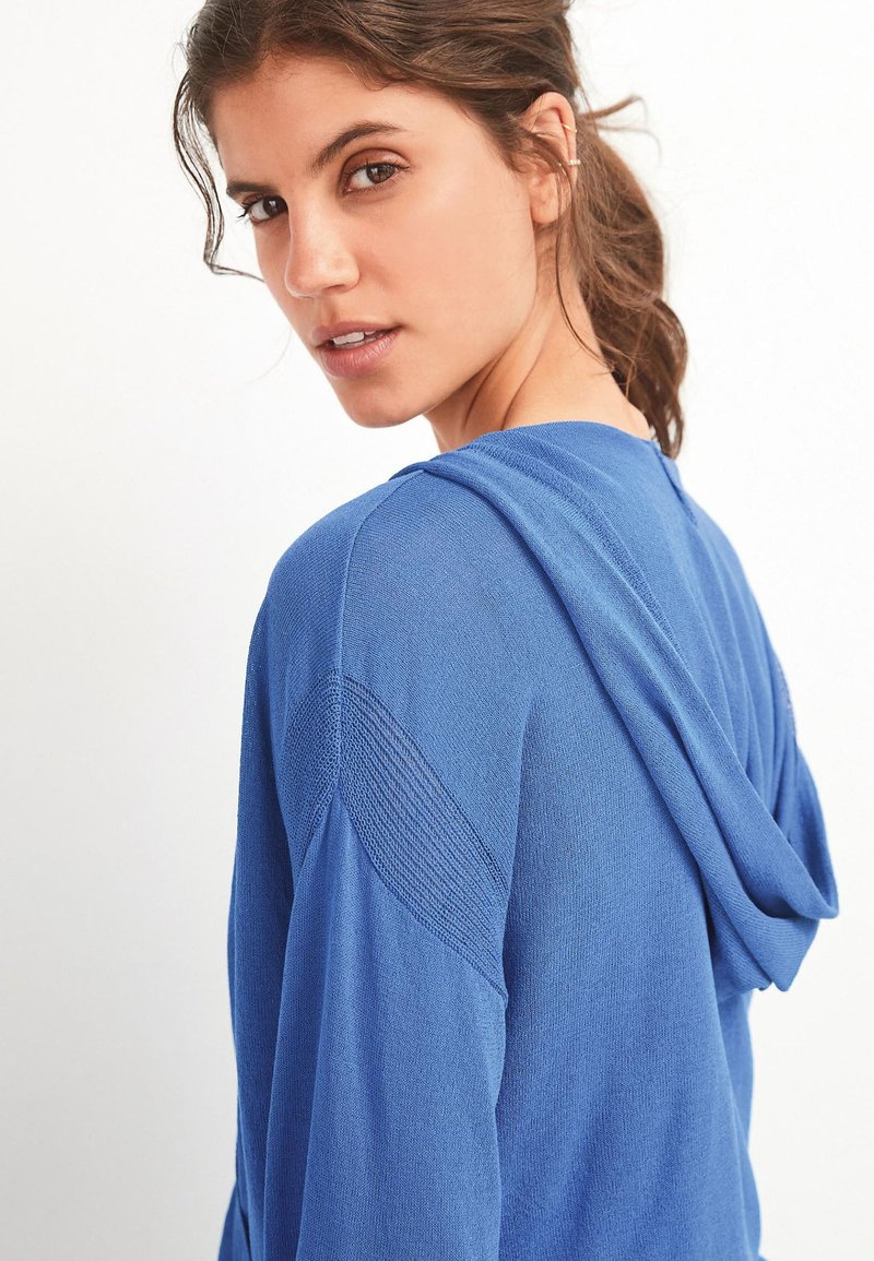 Damen Sweatshirts | Next WRAP LAYER HOODIE Kapuzenpullover blue/blau - WM93703 Damen Sweatshirts | Next WRAP LAYER HOODIE Kapuzenpullover blue/blau - WM93703