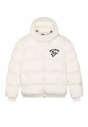 EMBROIDERY UNISEX PUFFER  - Winterjacke - off-white