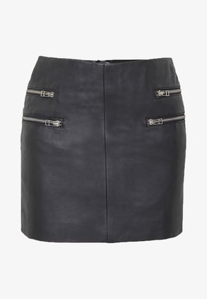 Le Temps Des Cerises LAURENZA - Leren rok - black