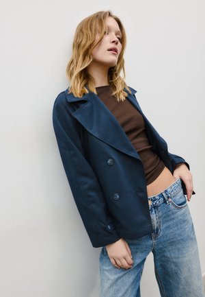 Stradivarius Leichte Jacke - dark blue