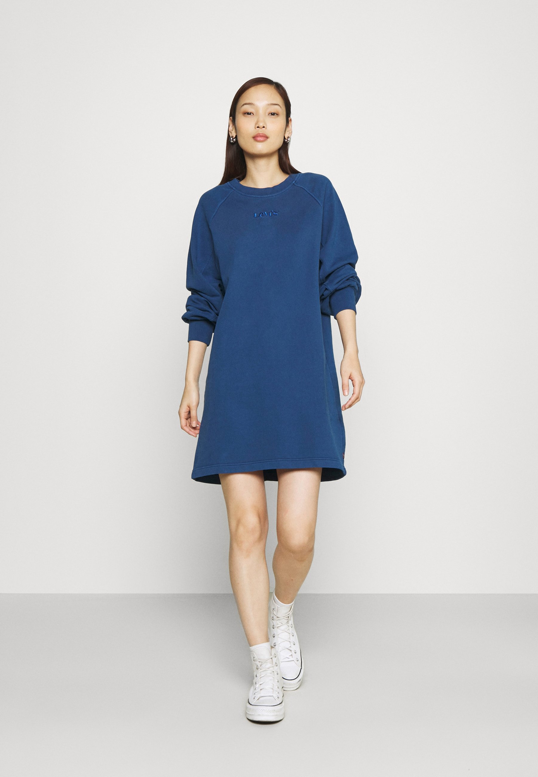FRANNIE DRESS - Day dress - navy peony 