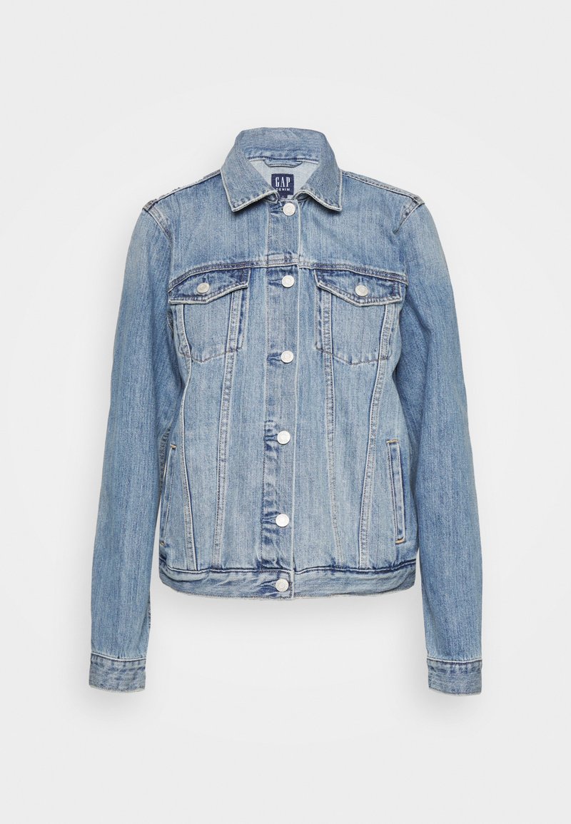 Gap Tall V ICON COOPER Denim jacket medium wash/blue denim Zalando.ie