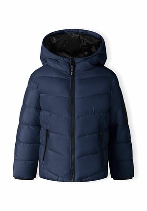 PUFFER WITH REFLECTIVE PRINT - Winterjacke - navy