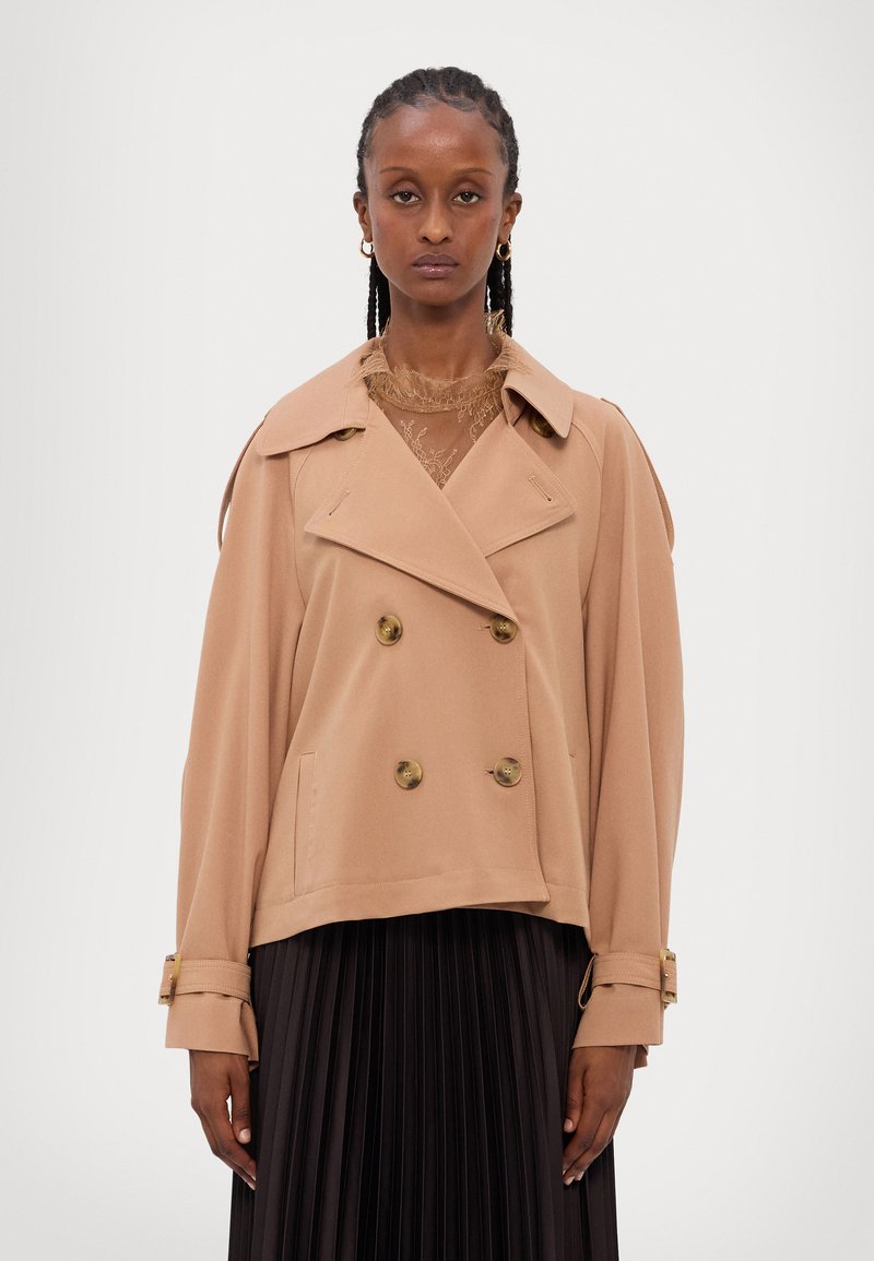 Marella DEODARA - Īss mētelis - cammello