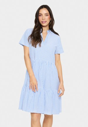 ELMIKO  - Day dress - chambray blue white stripe