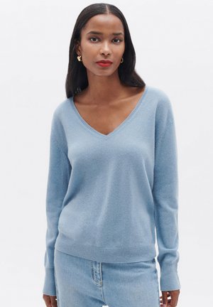 Caroll FRENCH FASHION ELEGANT MODERN - Striktrøje - sky blue