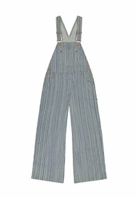 Wrangler STRAIGHT LEG BIB - Peto - dark pinstripe