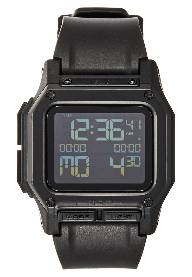 Nixon REGULUS Digitaluhr all black/schwarz Zalando