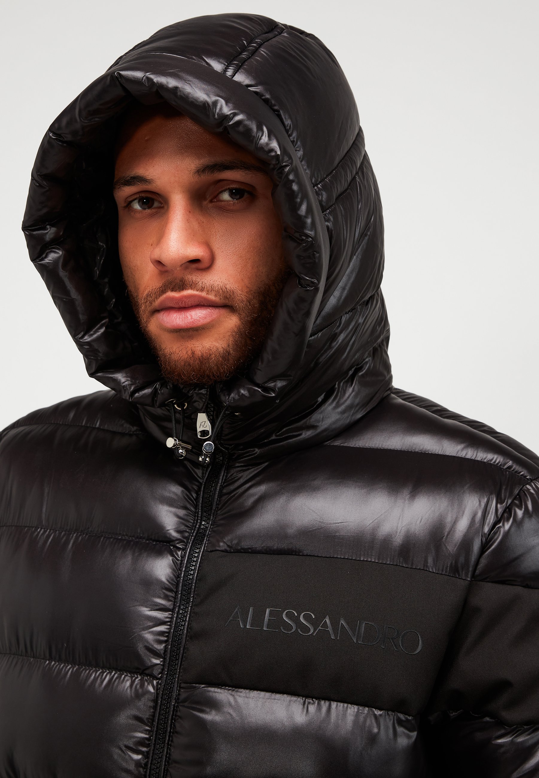 zavetti black puffer jacket