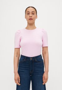 ONLY Petite - ONLLIVE LOVE PUFFTOP - Tricou basic - pink lady Imagine miniatură 1
