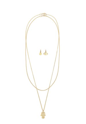 SPARKLING HAMSA HAND - MIT KRISTALLEN VON SWAROVSKI® - Ohrringe - weiß