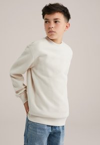 WE Fashion BLUE RIDGE - Mikina - beige