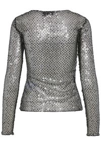 Pieces PCRISSI - Topper langermet - black/silver