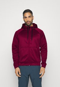 Nike Performance Camisola com fecho - dark beetroot/black