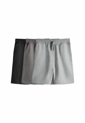 3 PACK RELAXED  - Shorts - black grey