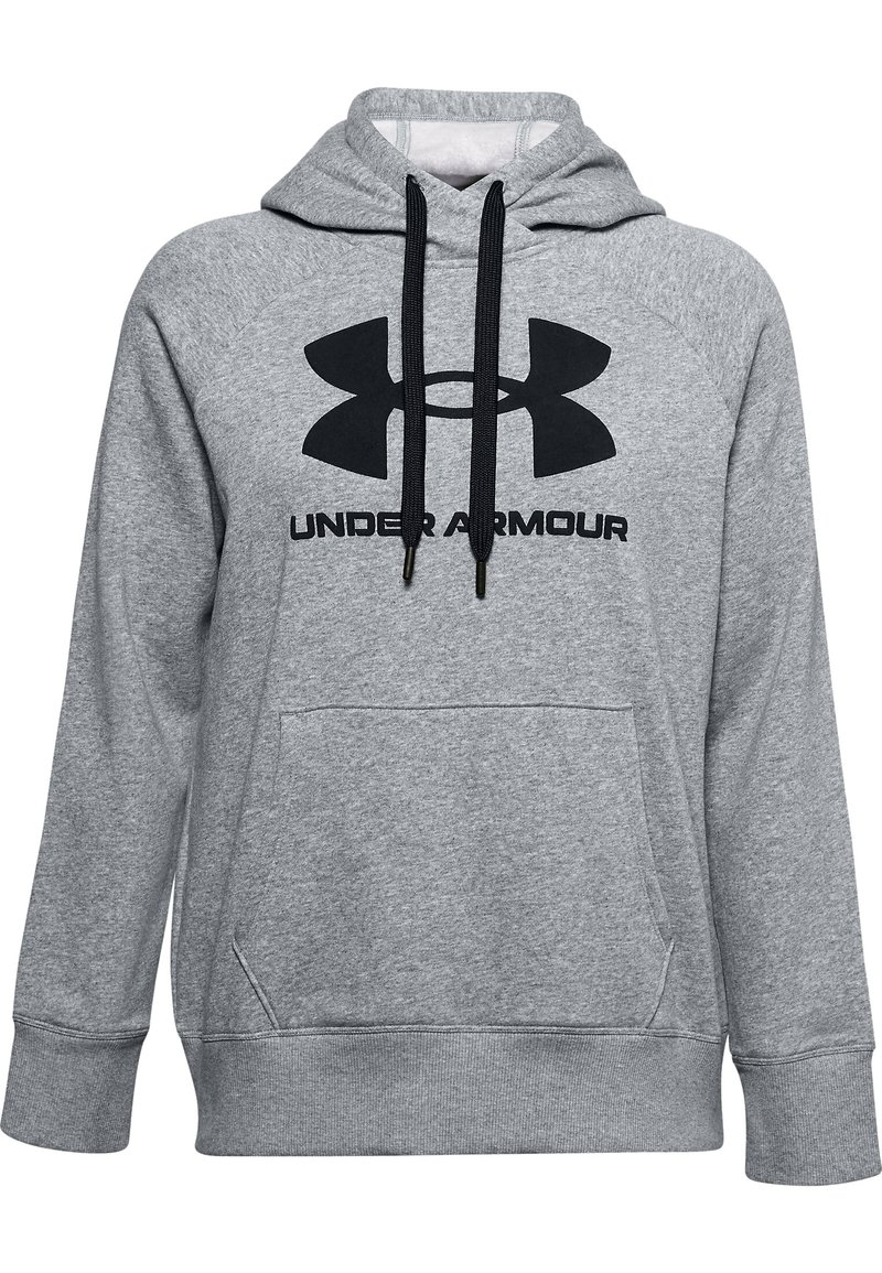 Under Armour RIVAL - Hoodie - steel medium heather/grey - Zalando.co.uk