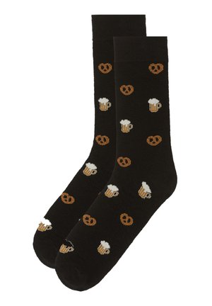 Calze - black with print