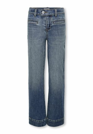 Flared Jeans - medium blue denim