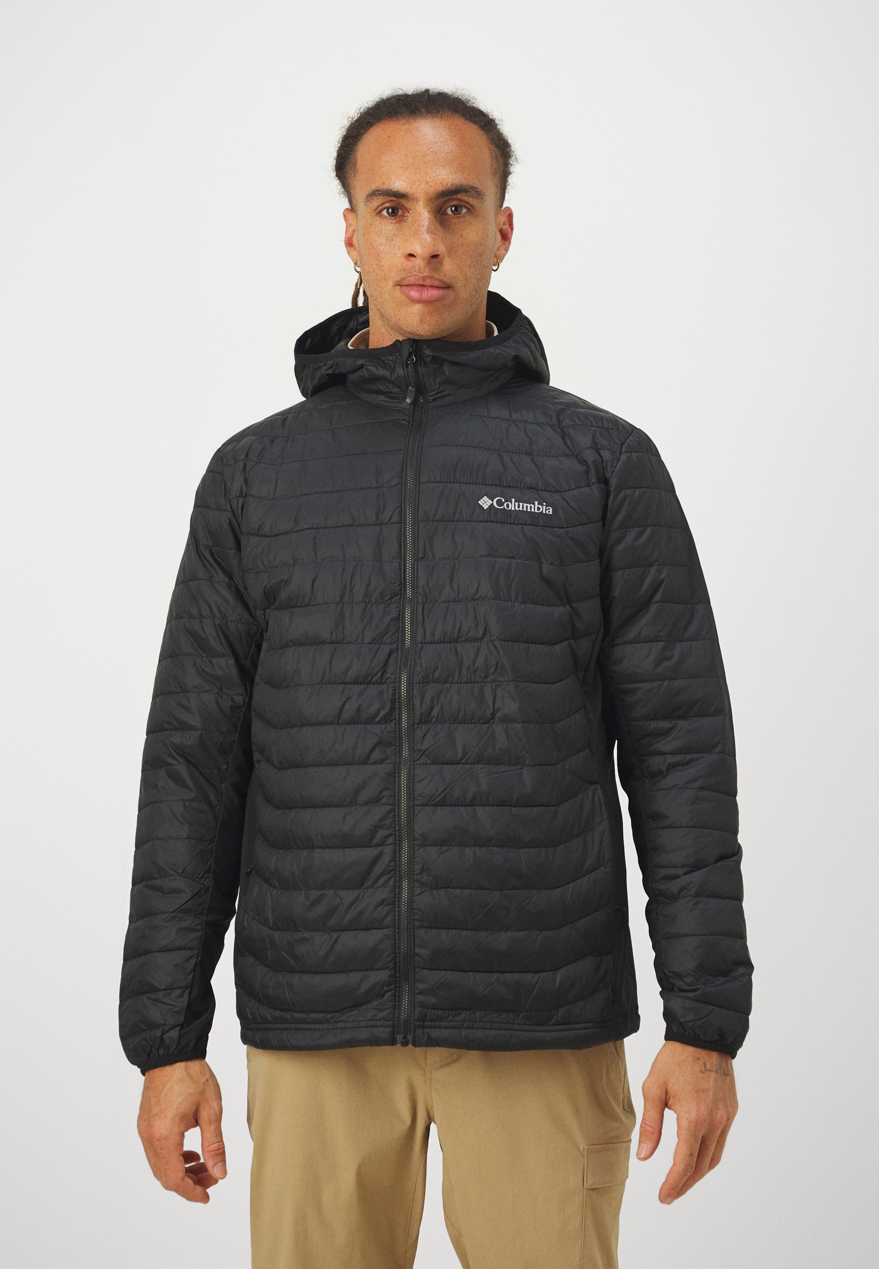 Doudoune Columbia Powder Pass Homme - Capuche - Imperméable - Léger