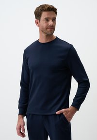 CREW NECK LONG SLEEVE - Felpa - dark blue