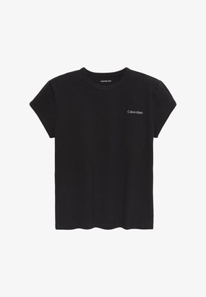 Calvin Klein, SLIM FIT FEMININE LOGO TEE - T-shirt basique - black