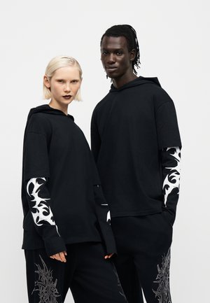 YOURTURN by Zalando, UNISEX - Суитшърт с качулка - black