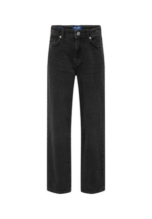 LOCKER GESCHNITTEN FADE  - Sirgete säärtega teksad - washed black