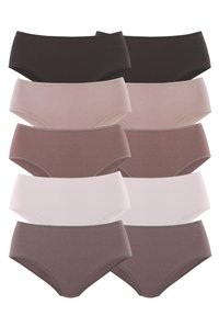 PETITE FLEUR BY LASCANA 10 PACK - Slip - black/brown/light brown/beige/pink