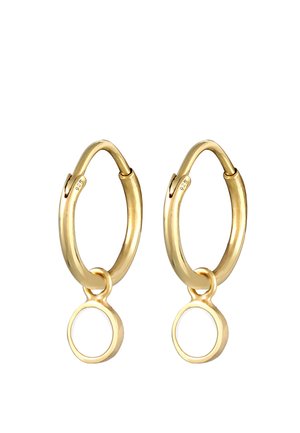 HOOPS DESIGN MINIMAL - Øreringe - gold-coloured