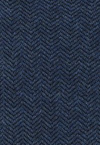 Granatowy materiał w jodełkę, prezentujący teksturowany wzór w designie zygzakowatym. Splot wydaje się mocny i ściśle tkany.