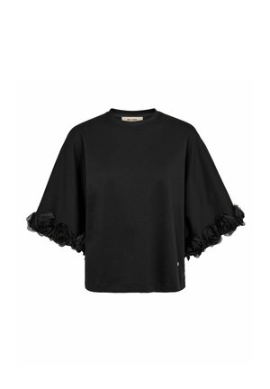 Mos Mosh, MMROSETTE O-SS TEE - Тениска с щампа - black