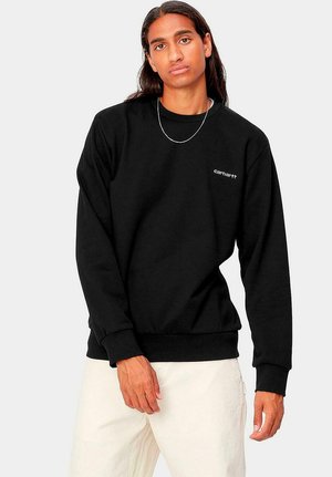 Carhartt WIP SCRIPT - Sudadera - black white
