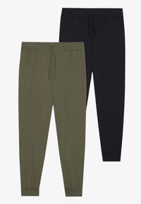 2 PACK - Pyžamový spodní díl - black/khaki
