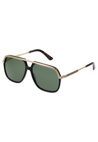 Sunglasses - black/gold/green