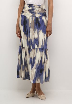 Jupe longue - blue abstract print
