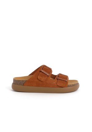 NOELLE CHUNKY - Pantofle - cognac